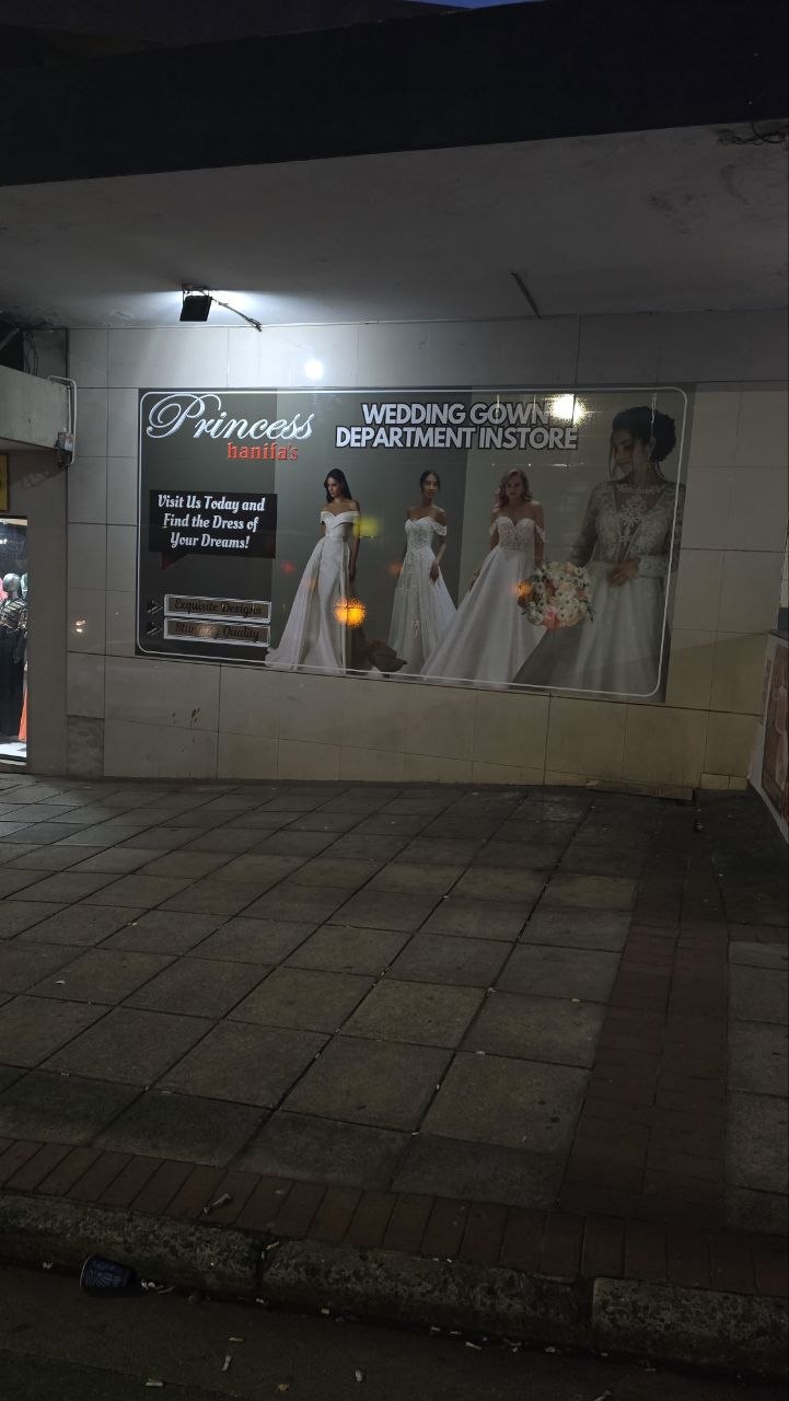 Princess Hanifa's — billboard signage by The Graphic Co.